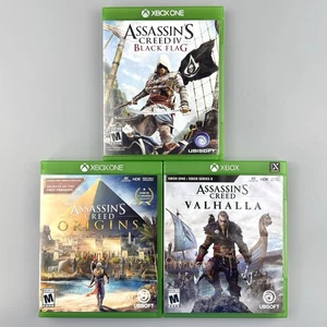 Assassin's Creed LOT - Valhalla, Origins & IV: Black Flag - Xbox One / Series X - Bild 1 von 19