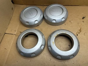 2005-2024 Ford F250 F350 Center Cap Silver 5C34-1A096-CC Wheel Hubcap OEM Set 4 - Picture 1 of 8