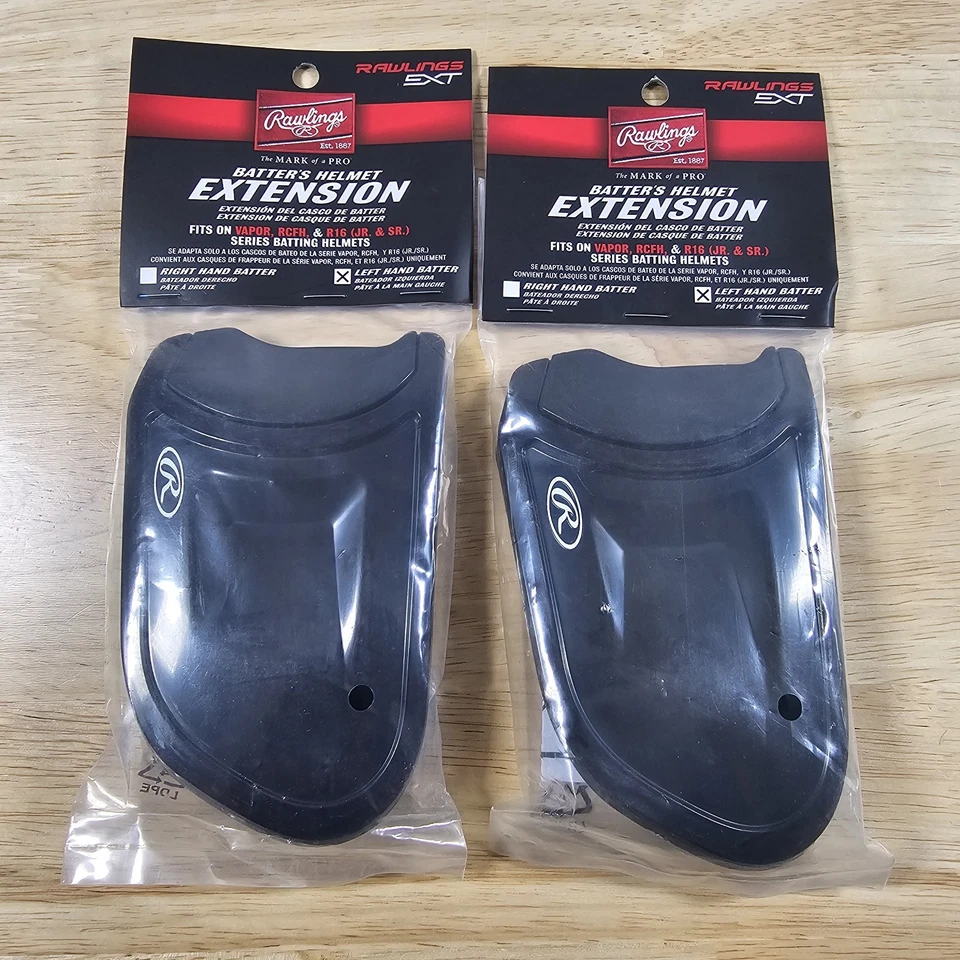 Rawlings Baseball Black Batter's Helmet Extension Vapor RCFH Left Hand Batter