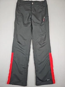 Nike Sphere Dry Track Workout Pants Dark Gray Women’s Size Small 4-6 Ankle Zip - Picture 1 of 11