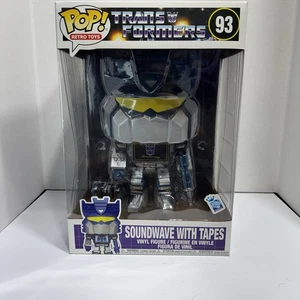 Funko Pop! Transformers - Soundwave con cintas #93 10 pulgadas exclusivo de GameStop - Imagen 1 de 6