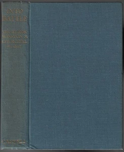 WINSTON CHURCHILL Into Battle War Speeches 1941 First Edition - Picture 1 of 3