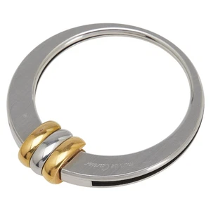 Used Cartier Must de Cartier Trinity Money Clip Bill Clip Silver Gold Metal - Picture 1 of 4