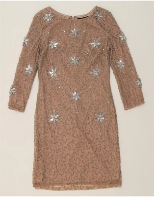 FRENCH CONNECTION Womens 3/4 Sleeve Sheath Dress UK 10 Small Pink CE04 - image 1 of 3