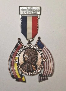 5. INT Volkswanderung 1970s Wanderfreunde Drehenthalerhof Medal 1972 - Imagen 1 de 5