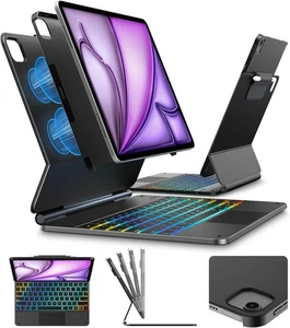 typecase Edge+ Keyboard Case for iPad Air 13" & iPad Pro 12.9, Black - Picture 1 of 1