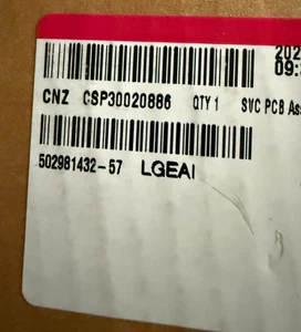 ✨🔥NEW Genuine LG Fridge Control Board CSP30020886 Same Day Shipping✨🔥 - Picture 1 of 8