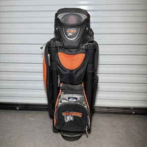 Hooters DATREK IDS Golf Cart Bag 15 Way Divider Built In Cooler Rare Damaged - Picture 1 of 9