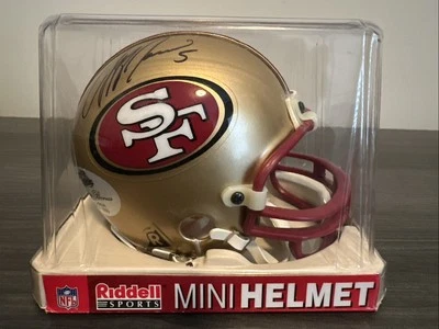 Minicasco firmado por Jeff Garcia 2001 Playoff Absolute Memorabilia Foto 1 de 4