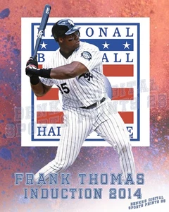 Chicago White Sox Lithographie Druck von Frank Thomas HOF 2025 - Bild 1 von 1
