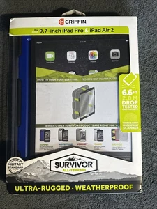 Griffin Survivor All Terrain For 9.7 Inch Ipad Pro & Ipad Air 2 Blue - Picture 1 of 5