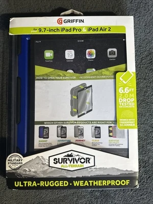 Griffin Survivor All Terrain For 9.7 Inch Ipad Pro & Ipad Air 2 Blue - Image 1 of 4