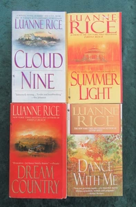 LOT 4 PB STANDALONE NOVELS BY LUANNE RICE: CLOUD NINE; SUMMER LIGHT + - Imagen 1 de 4