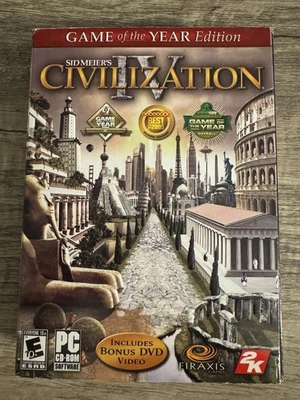 Civilization IV Game of the Year Edition PC CIB 2005 Complete - Tested  - Image 1 of 4