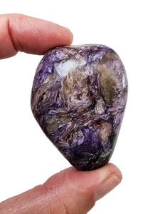 Charoite Crystal Polished Stone Russia 64.3 grams A-Grade - Picture 1 of 2