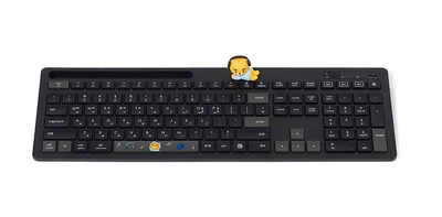 Kakao Friends Multi-pairing Keyboard DJ Ryan Bluetooth Pair 10 M Black Color - Image 1 of 4