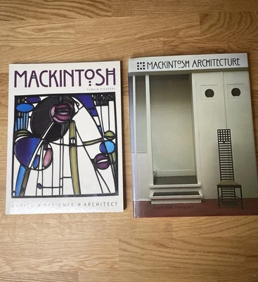 Lot De 2 Livres sur l’architecture et le design de Charles Rennie Mackintosh - Photo 1/4