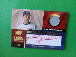 MICHAEL HOLLIMAN - 2008 UD USA RED  Autographed Jersey card 26/50 - Picture 1 of 2