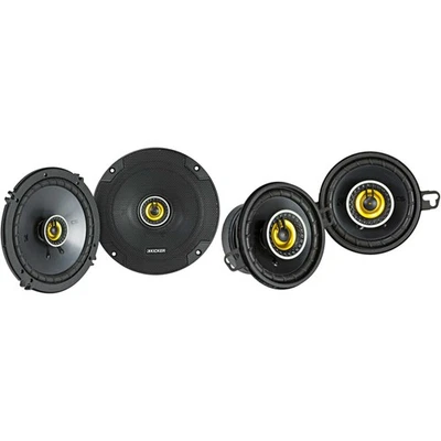 Kicker 46CSC654 CS-Series CSC65 6.5-Inch (160mm) Coaxial Speakers w/ 46CSC354... - Image 1 of 4