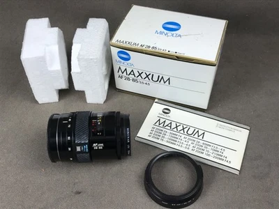 MINOLTA MAXXUM AF 28-85MM F/3.5-4.5 W TAPAS Y CAPÓ LIMPIO FUNCIONANDO PARA SONY Foto 1 de 4