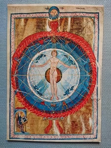 Ansichtskarte Postkarte AK Der Mensch als Kompendium des Universums Bingen - Bild 1 von 2