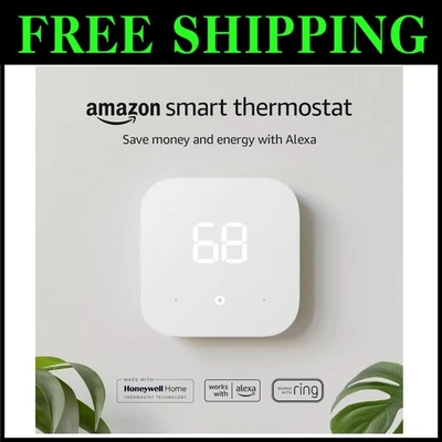 Amazon Smart Thermostat - Easy Installation, C-Wire Required - Image 1 of 4