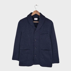 ENGINEERED GARMENTS x UNIQLO Herren Navy Blau Schalkragen Chore Jacke - Größe M - Bild 1 von 6
