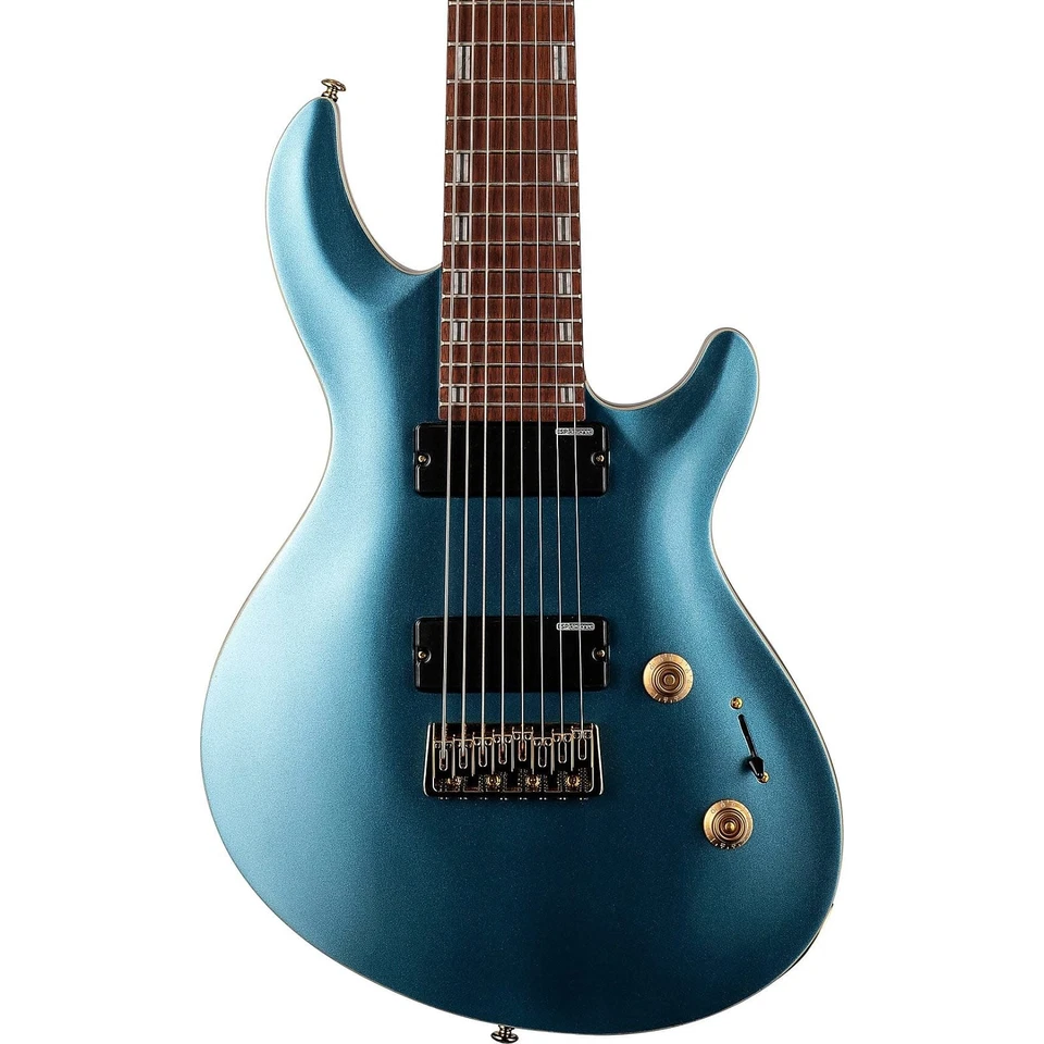 ESP LTD JR-208 Javier Reyes Signature 8-String E/G, Roast Jatoba FB, Pelham Blue - Image 1 of 3