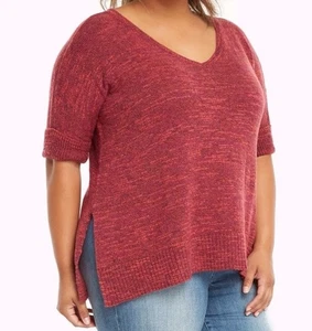Torrid 4 Short Sleeve Sweater Top - Picture 1 of 9