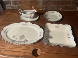 Belcrest Summertime Bavaria 4pc Serving Set Platter Bowls Gravy Boat Germany Vtg - Picture 1 of 9