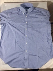 Ralph Lauren Green Label Blue Classic Fit Men's Dress Shirt 18 34/35 Non Iron - Bild 1 von 7
