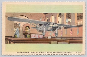 Spirit of St Louis Airplane US National Museum Smithsonian Institution Postcard - Picture 1 of 2