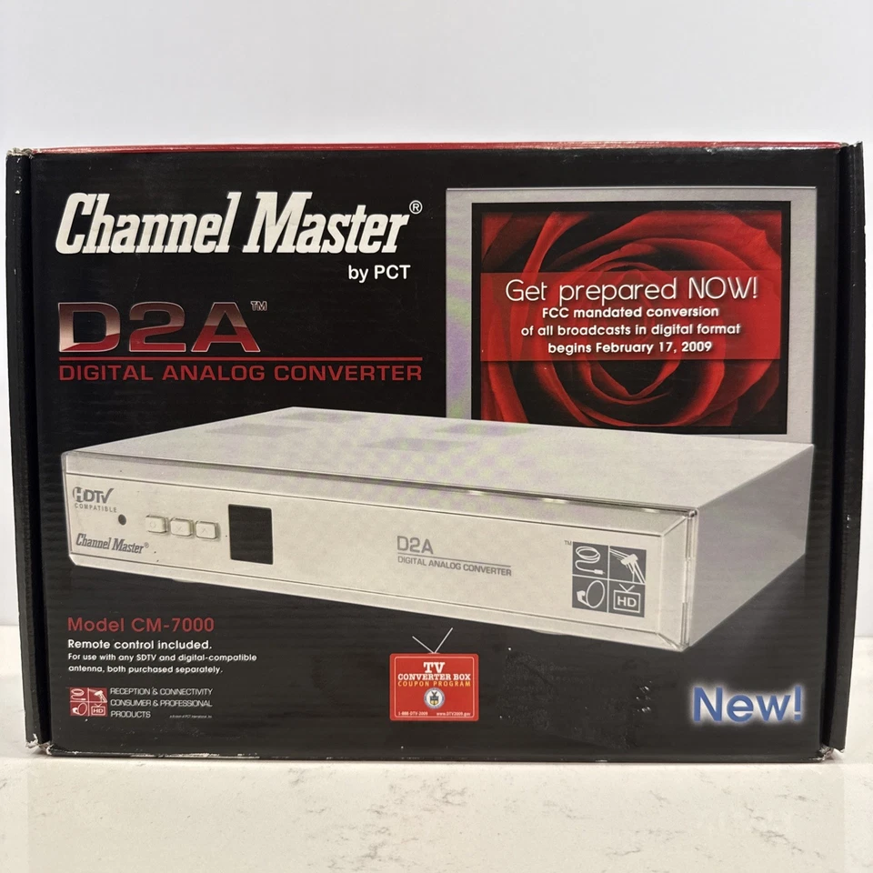 Channel Master by PCT Cm-7000 D2a Digital Analog Converter