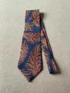 Chaps Ralph Lauren Tie Paisley 100% Silk  - Picture 1 of 4