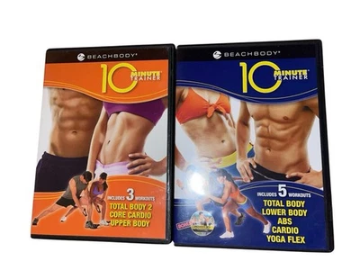 Beachbody 10 Minute Trainer Workout Fitness Exercise Aerobic 2 DVD’s - Image 1 of 4