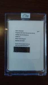 🔥Reed Sheppard 2024-25 Panini One And One Day one Signatures Auto Redemption JX - Bild 1 von 1
