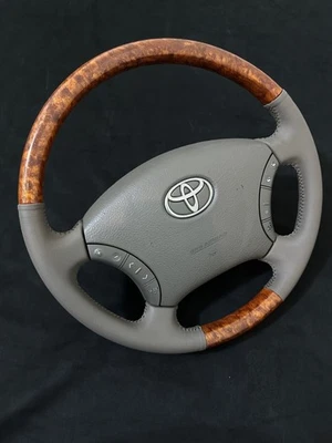 Toyota Land Cruiser 100 series Wooden Steering Wheel 98-2006 LX470 - Image 1 of 4