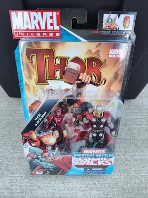 全新 Marvel's Greatest Battles 漫画包 雷神和钢铁侠人偶套装 漫画 H35 — 第 1/2 张图片