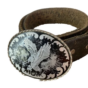 vintage belt and buckle size 38 mens #1 - Picture 1 of 7