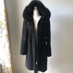 Vintage forecastor of Boston platinum hooded pea coat size 10. - Picture 1 of 7