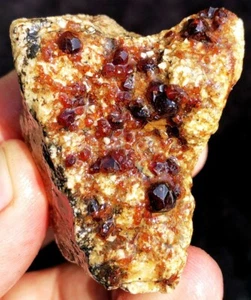 64.6g Gemmy!!! Rare Natural Orange Spessartine Garnet Crystal Specimen ie2428 - Imagen 1 de 13