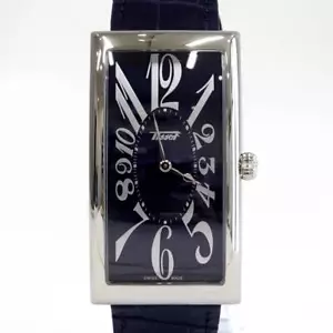 TISSOT Heritage Banana Uhr T1175091604200 Quarz blaues Zifferblatt Leder Unisex - Bild 1 von 8