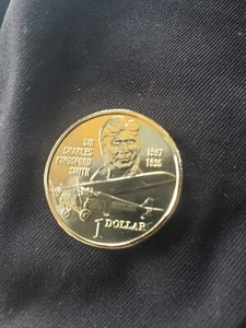1997 Rare AUSTRALIAN $1 ONE DOLLAR COIN - SIR CHARLES KINGSFORD SMITH - Bild 1 von 2