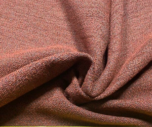 11 yds Kvadrat Ecriture 0580 Brick Red & Gray Textured Upholstery Fabric GL - Picture 1 of 10