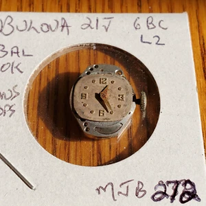 LADIES BULOVA WATCH MOVEMENT 21J 6BC L2 MJB272 - Picture 1 of 3