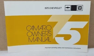 1975 CHEVROLET  OWNERS MANUAL REPRINT  - Bild 1 von 1