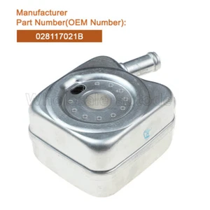 Enfriador de aceite aceite de motor para Audi Chrysler Jeep Mitsubishi Skoda Seat VW 028117021B nuevo - Imagen 1 de 6
