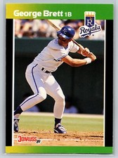 1989  Donruss Baseball's Best #7 George Brett KC Royals Set Break