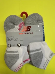 new balance Womens Active Cushion Ladies 6 Pair Low Cut - Picture 1 of 4