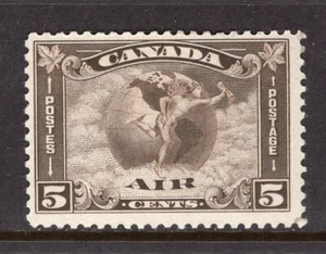CANADA Unitrade HINGED # C2 (001) " MERCURY, WITH SSSCROLL IN HAND" VAL. $ 25.00 - Imagen 1 de 1